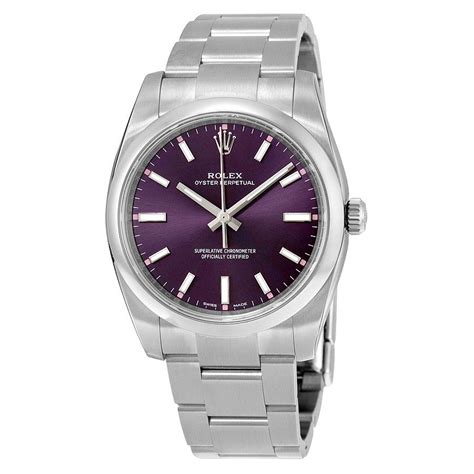 rolex oyster perpetual purple grape|rolex oyster perpetual purple dial.